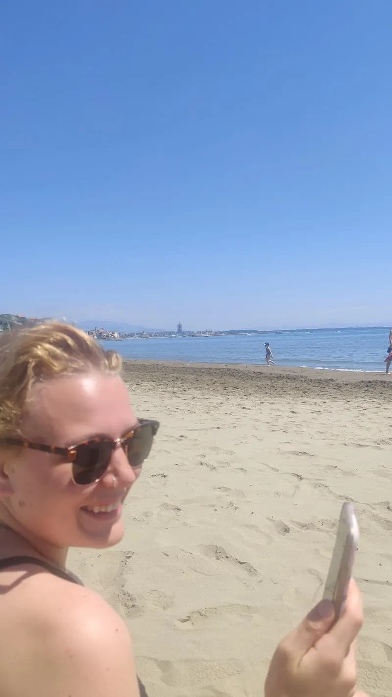 View of Spiaggia libera di Anzio in Anzio, Lazio