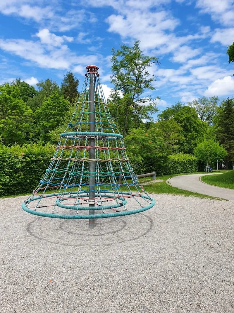 View of Spielplatz in Pullach im Isartal, BY