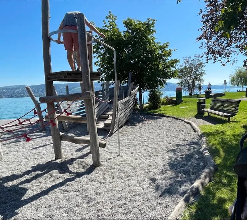 View of Spielplatz in Ruschlikon, ZH
