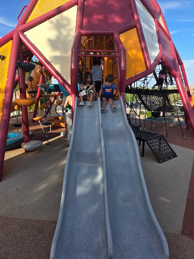 View of Splash Pad at Gilbert Regional Park in Gilbert, AZ
