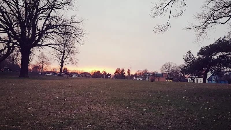 View of Sport- und Spielplatz am Lehnitzsee in Oranienburg, BB