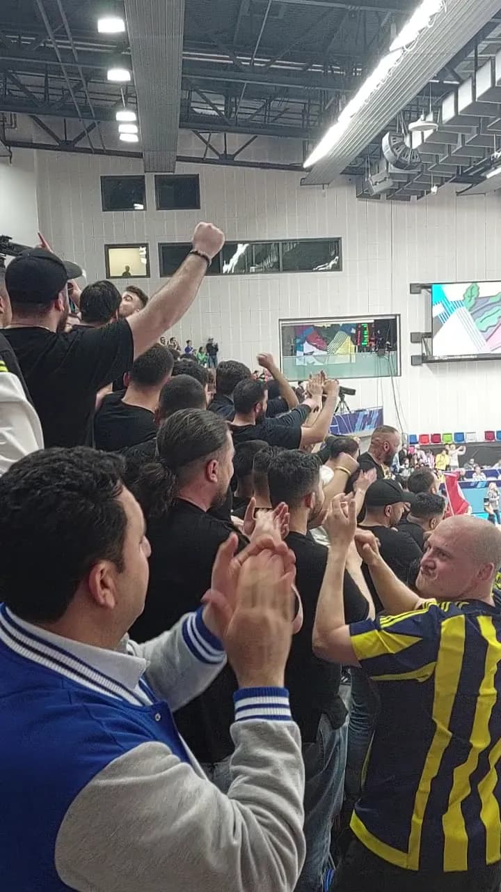 View of Sports Hall Královka in Krč, CZ