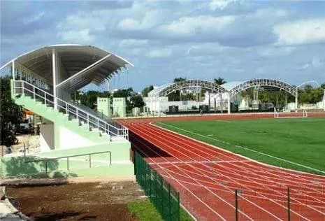 Sports Unit Independence sports complex in Cozumel, QR