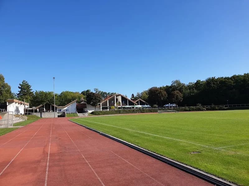 View of Sportzentrum in Neubiberg, BY
