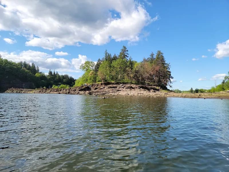 View of Spring Park Natural Area in Milwaukie, OR