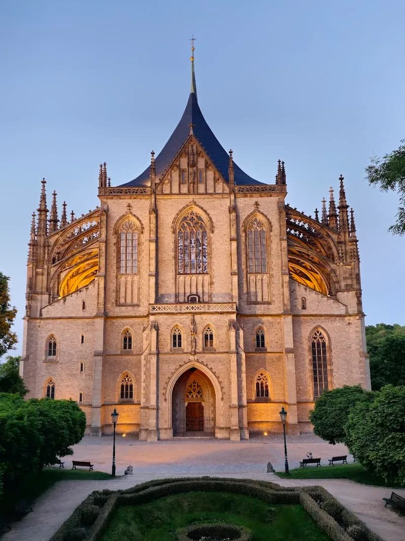 St Barbara's Church church in Kutná Hora, CZ