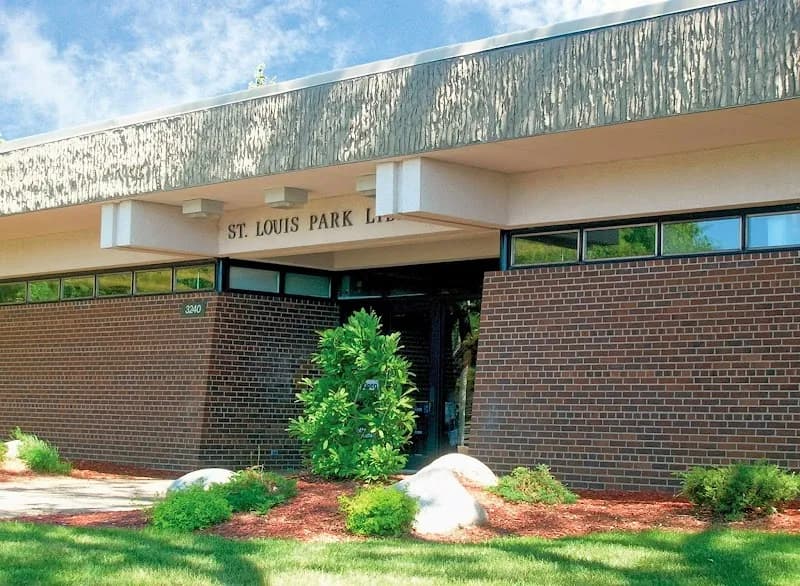 View of St. Louis Park Library - Hennepin County Library in St. Louis Park, MN