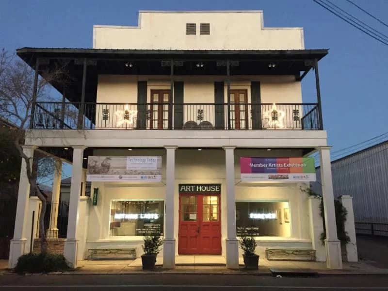 View of St Tammany Art Association in Covington, LA
