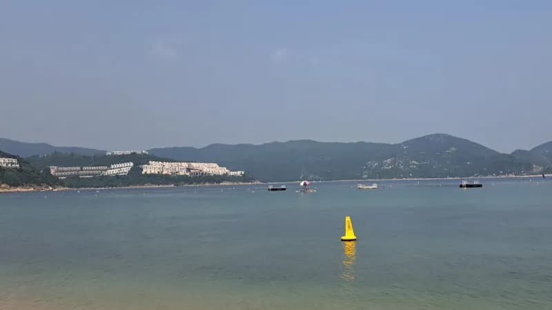 View of Stanley Main Beach in Hong Kong, HK