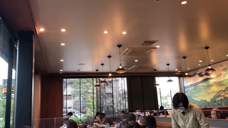 View of Starbucks Reserve Mitaka Roastery (Family Cafe Area) in Mitaka, Tokyo