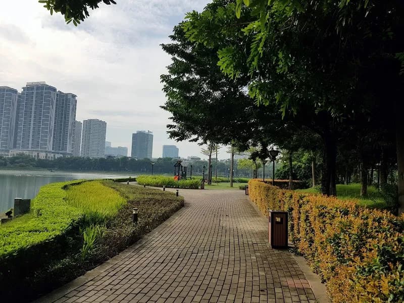 View of Starlake Park in Tây Hồ, HN