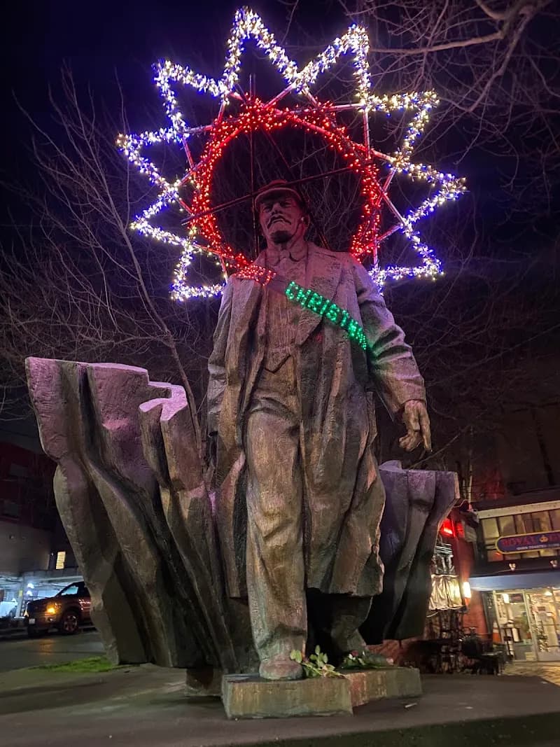 View of Statue of Lenin in Fremont, WA
