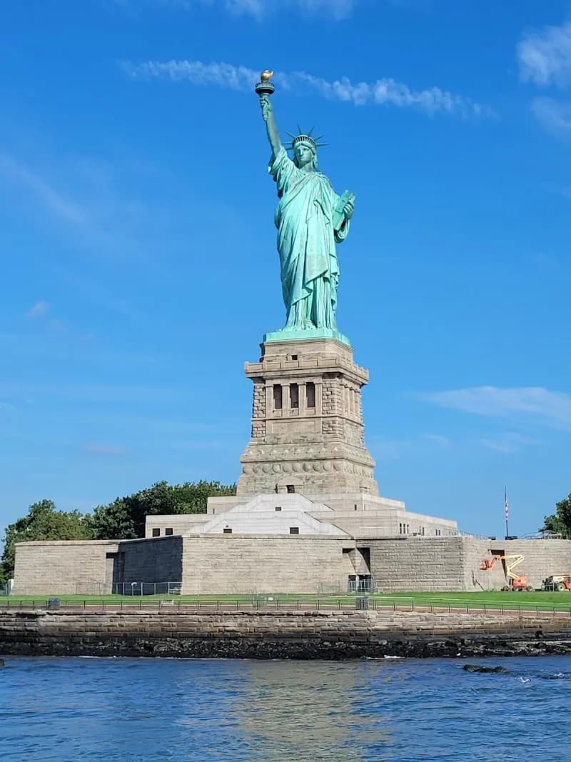 Statue of Liberty historical landmark in New York City, NY