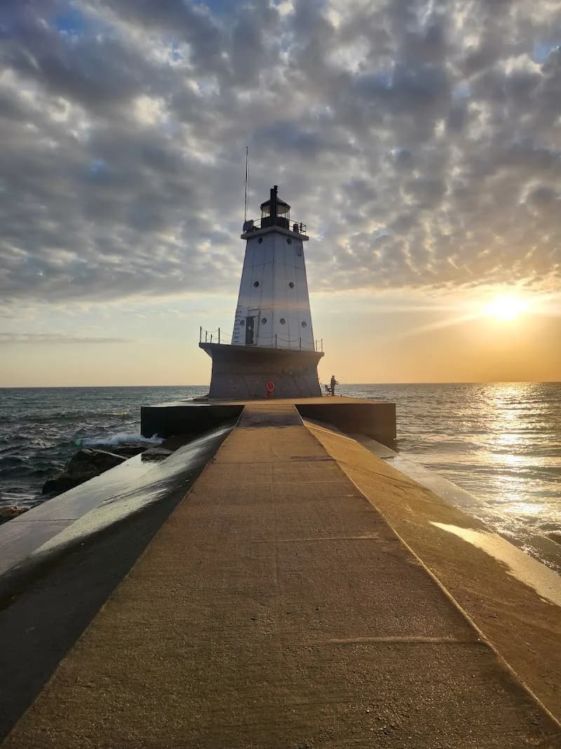 View of Stearns Park in Elberta, MI