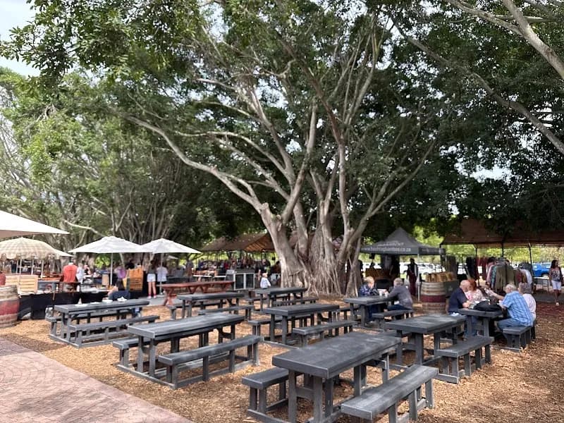 View of Stellenbosch Farmers Market in Stellenbosch, WC