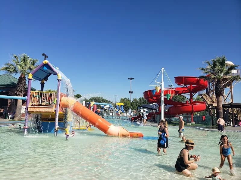 View of Steve Miklos Aquatic Center in Folsom, CA