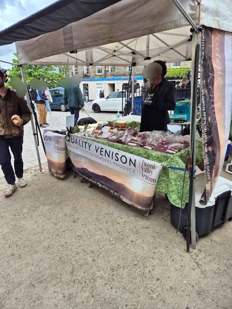 View of Stockbridge Market in Edinburgh, SCT