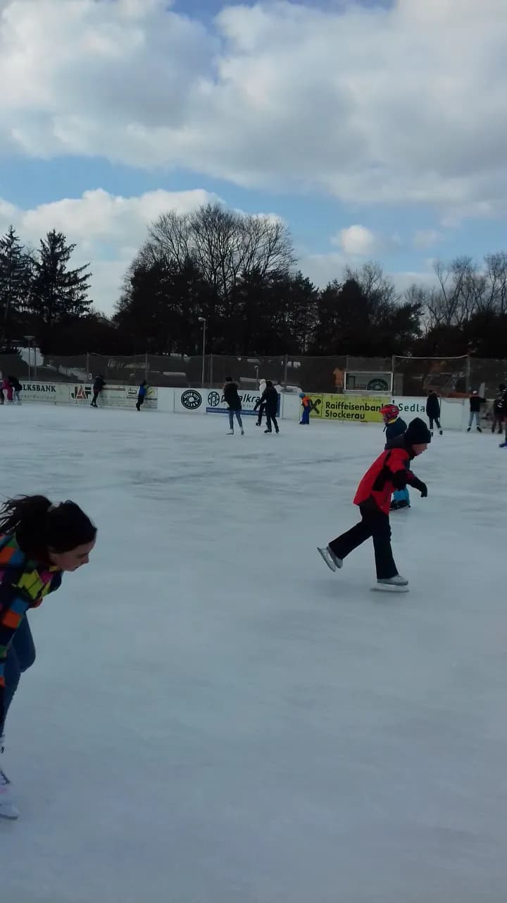 View of Stockerau Swimming Pool Complex in Gerasdorf bei Stockerau, VIE
