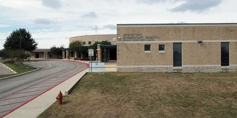 View of Stone Oak Elementary School in Stone Oak, TX