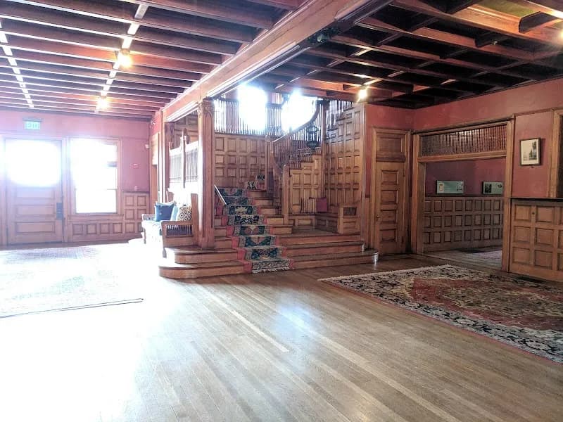 View of Stonehurst, the Robert Treat Paine Estate in Waltham, MA