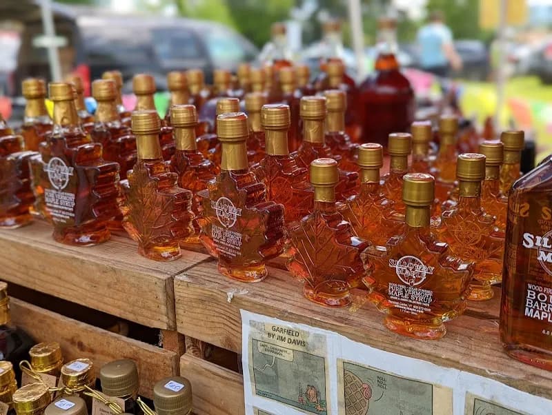 View of Stowe Farmers Market in Stowe, VT