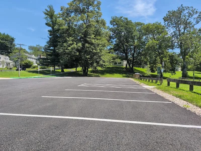 View of Strafford Park Parking Lot in Wayne, PA