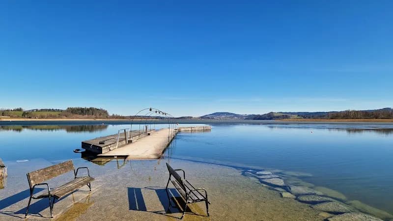 View of Strandbad & Camping Seekirchen in Seekirchen am Wallersee, Salzburg