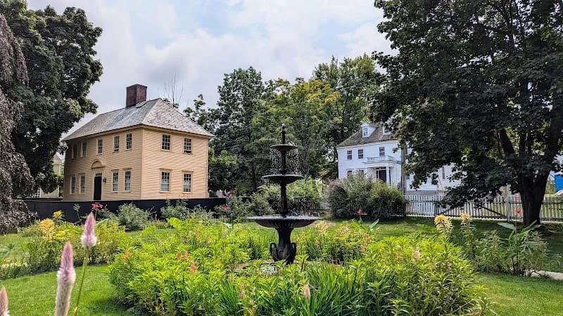 View of Strawbery Banke Museum in East Kingston, NH