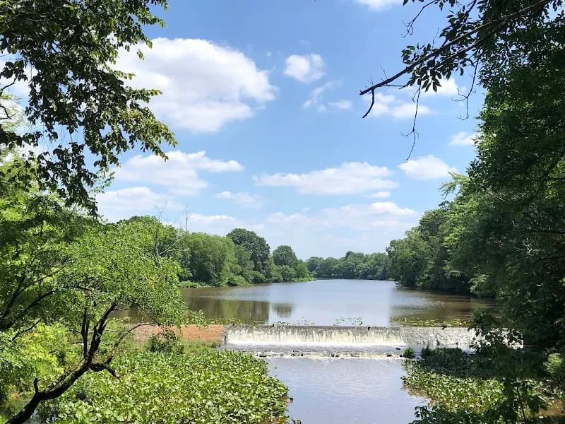 View of Strawbridge Lake Park in Moorestown, NJ
