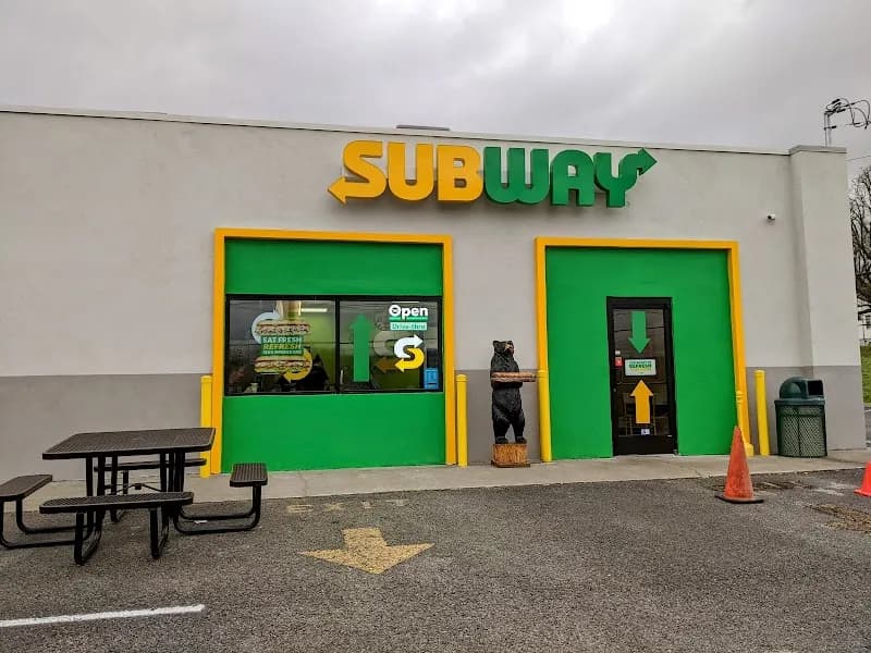 Subway sandwich shop in Newport, TN