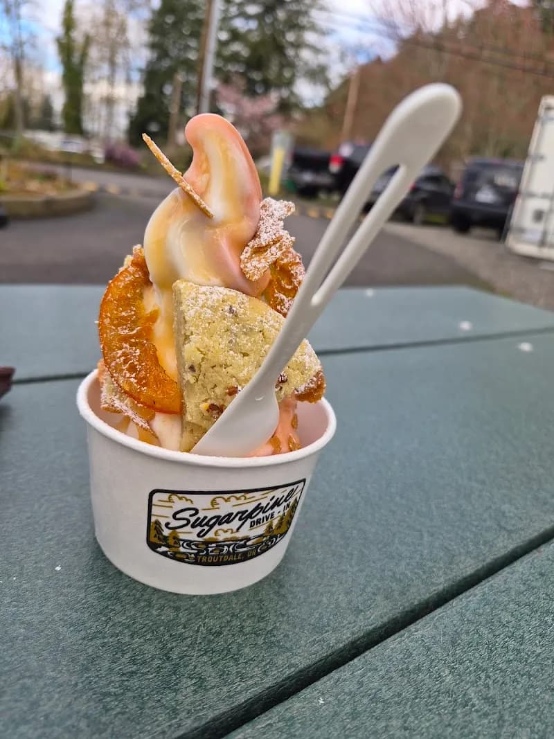 View of Sugarpine Drive-In in Troutdale, OR