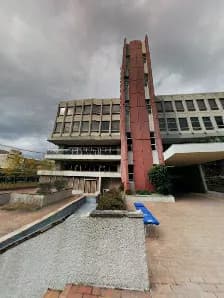 View of Suita City Chuo Library in Suita, Osaka