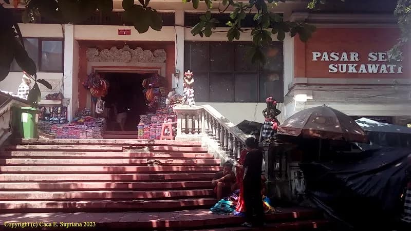 Sukawati Art Market market in Klungkung, Bali