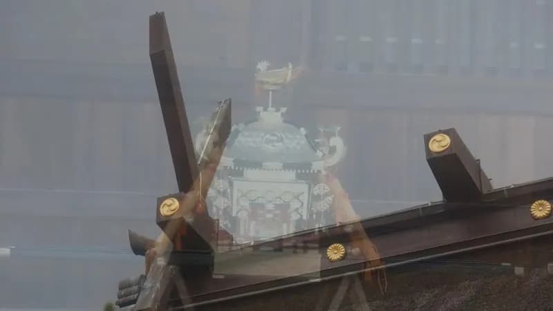 View of Sumiyoshi Taisha in Osaka, OS