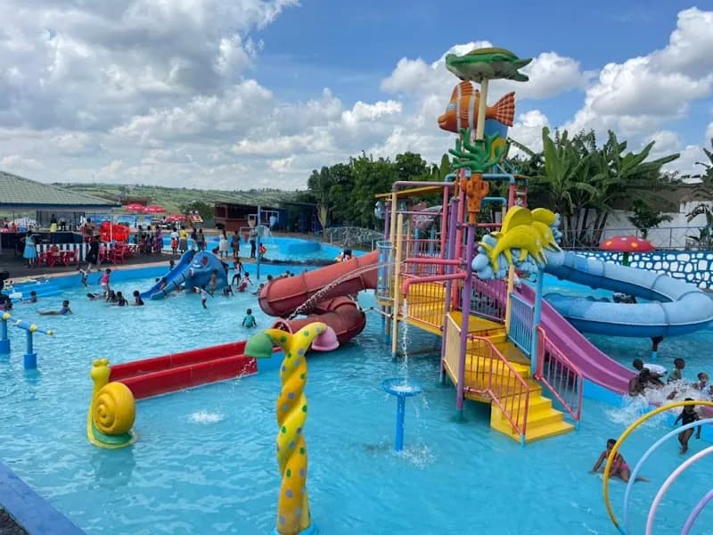 View of Summer Palace Water Park in Kigali, KGL