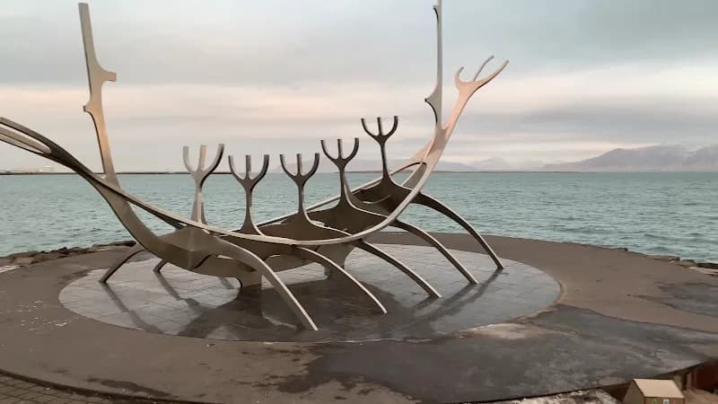 View of Sun Voyager in Reykjavik, RVK