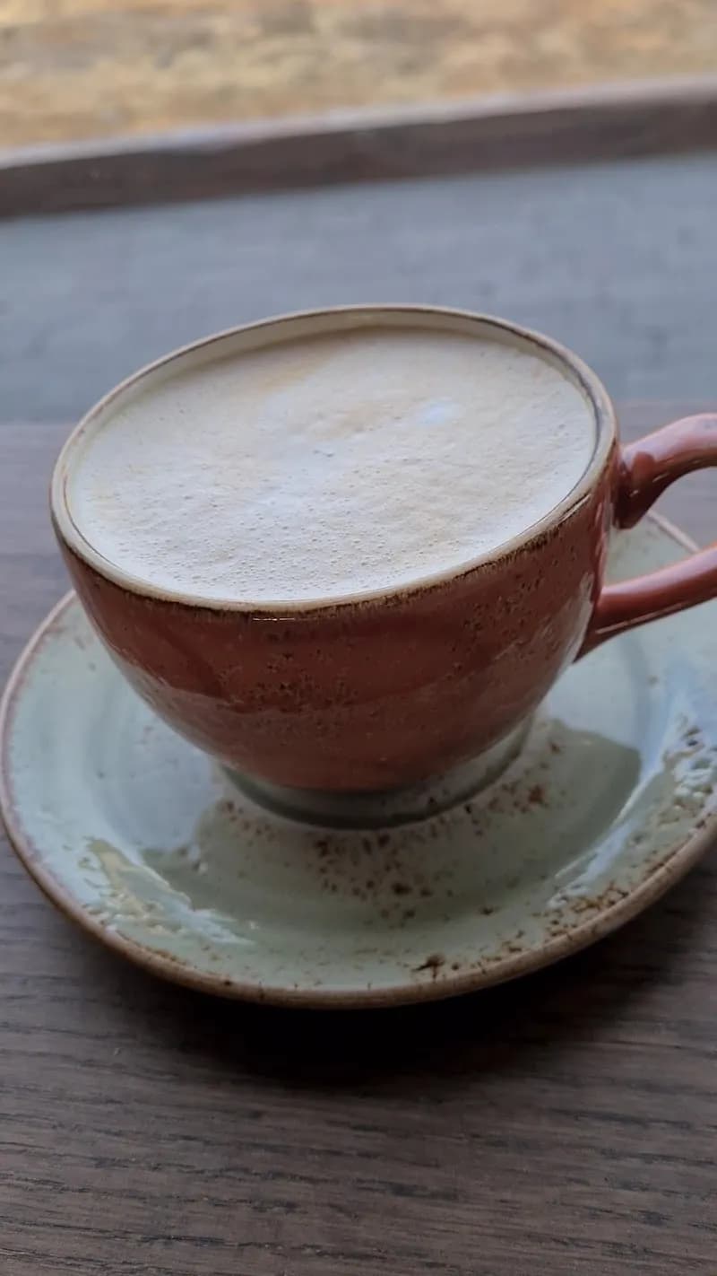 View of Sunnan Café in Hveragerði, CR