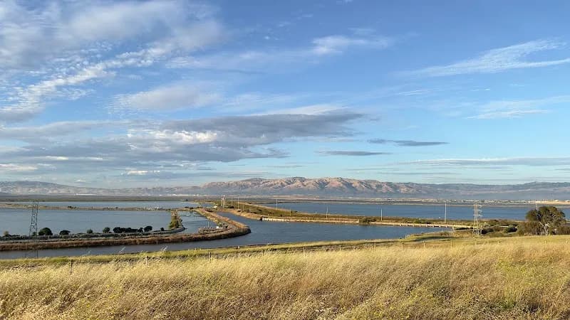 View of Sunnyvale Bay Trail in Newark, CA