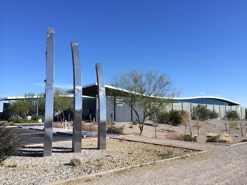 View of Sunrise Mountain Library in Peoria, AZ