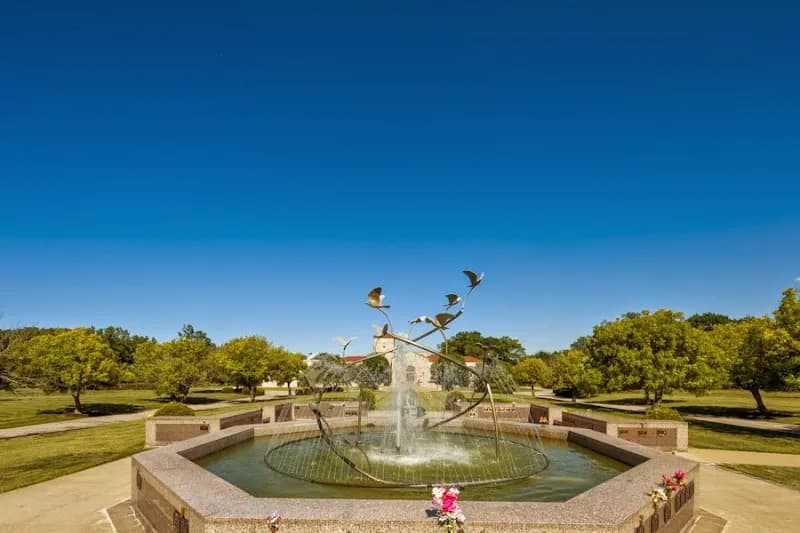 View of Sunset Cemetery in North Olmsted, OH