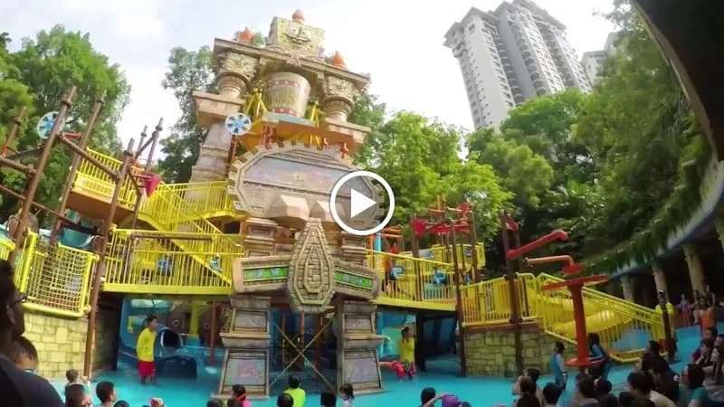 View of Sunway Lagoon in Kuala Lumpur, KL