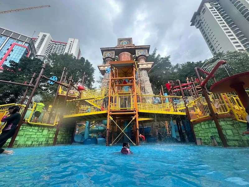 View of Sunway Lagoon in Kuala Lumpur, KL