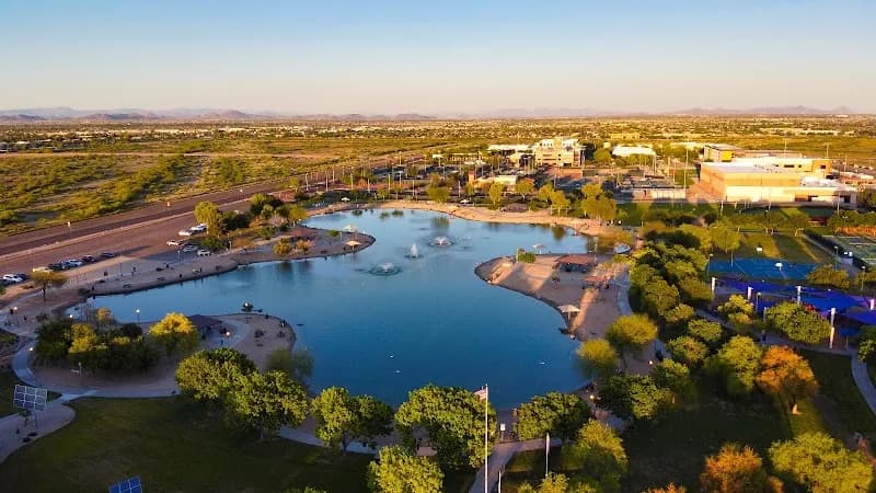 View of Surprise Community Park in Surprise, AZ