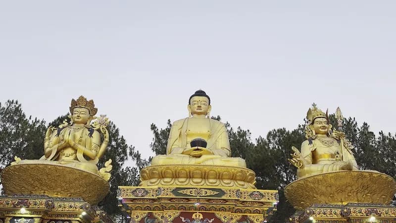 View of Swayambhu Buddha Park - Ring Road in Kathmandu, BAG