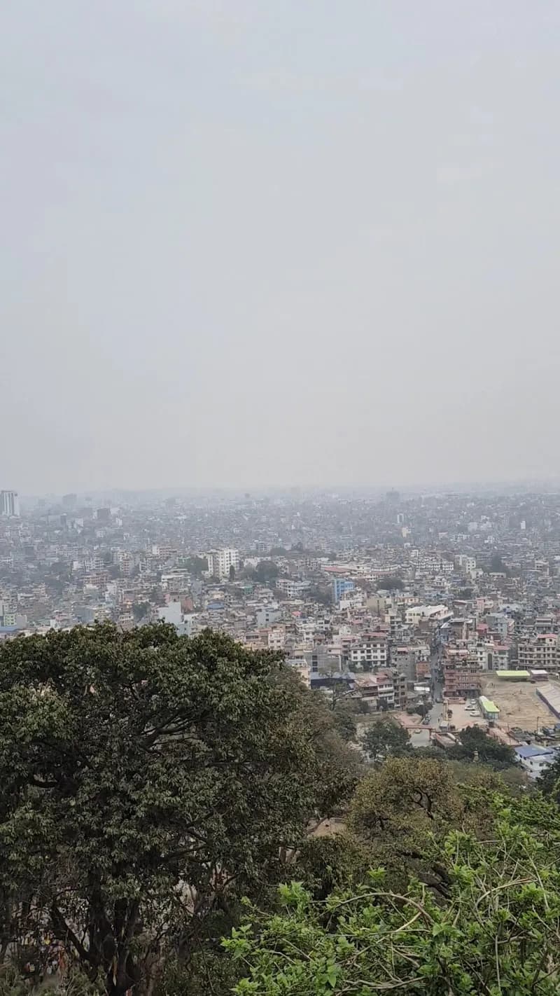 View of Swayambhu Mahachaitya in Kathmandu, BAG