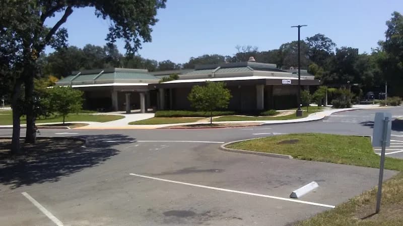 View of Sylvan Oaks Library in Citrus Heights, CA