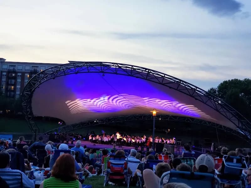 View of Symphony Park in SouthPark, NC