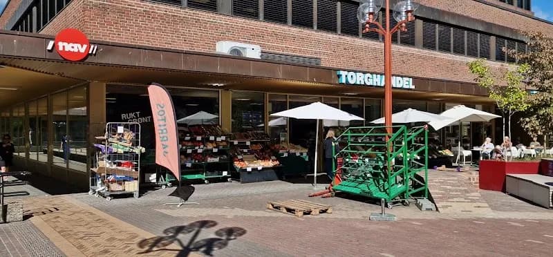 View of Tøyen Torg in Tøyen, Oslo