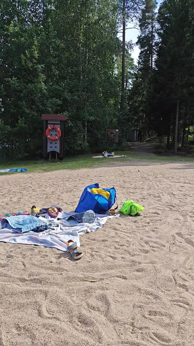 View of Taasjärvi Beach in Sipoo, Uusimaa