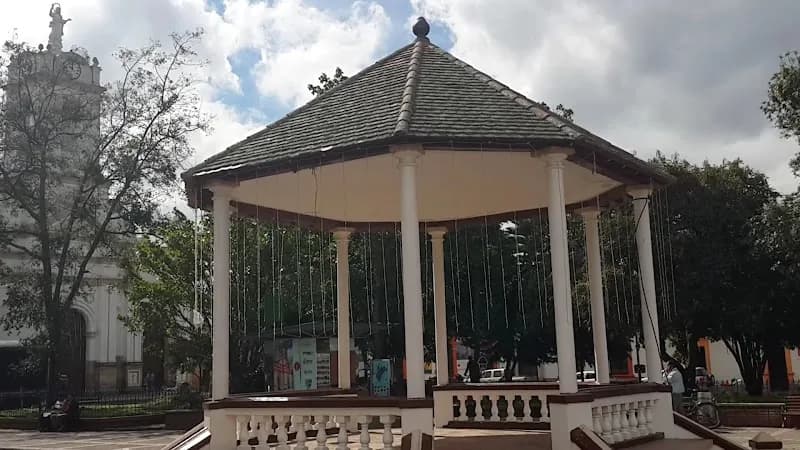 View of Tabio Cundinamarca Main Park in Tabio, CD